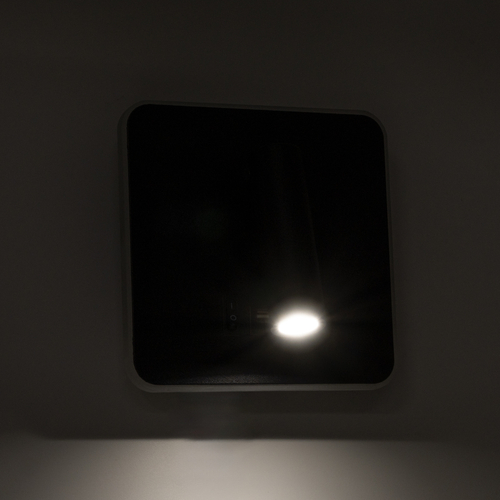 GLOBOSTAR® LADY-S 60942 Μοντέρνο Φωτιστικό Τοίχου - Απλίκα Ξενοδοχείου Reading Light με Φορτιστή USB 3A LED 6W 600lm 36° & 360° AC 220-240V IP20 Φυσικό Λευκό 4500K - Bridgelux COB Chip & TÜV SÜD Driver - Μαύρο Ματ - Μ15 x Π15 x Υ7cm - 3 Χρόνια Εγγύηση