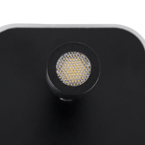 GLOBOSTAR® LADY-O 61363 Μοντέρνο Φωτιστικό Τοίχου - Απλίκα Ξενοδοχείου Reading Light με Φορτιστή USB 3A LED 10W 1000lm 36° & 360° AC 220-240V IP20 Φυσικό Λευκό 4500K - Bridgelux COB Chip & TÜV SÜD Driver - Μαύρο Ματ - Μ10.5 x Π10 x Υ18.5cm - 3 Χρόνια Εγγύηση