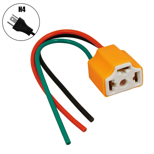 GLOBOSTAR® BULBHOLDER 81785 Ντουί H4 με 15cm Καλώδιο IP20 - Μ15 x Π2.7 x Υ2.1cm