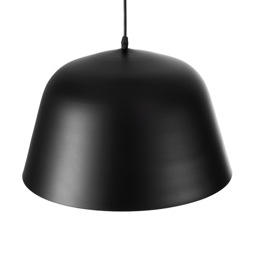 GLOBOSTAR® UPVALE 01281 Μοντέρνο Κρεμαστό Φωτιστικό Οροφής με Ντουί 1 x E27 AC 220-240V IP20 - Μαύρο & Λευκό - Μ40 x Π40 x Υ24cm