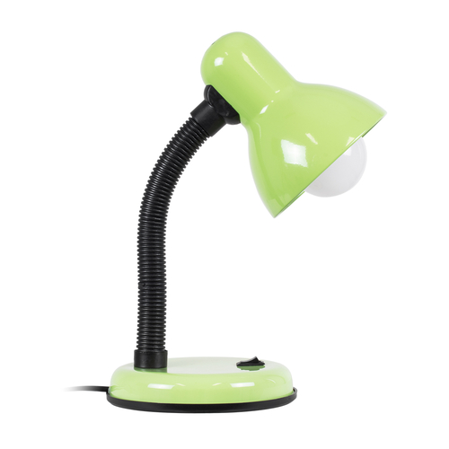 GloboStar® STUDENT 01533 Μοντέρνο Επιτραπέζιο Φωτιστικό Πορτατίφ Μονόφωτο 1 x E27 IP20 Πράσινο Μέταλλο με Μαύρο Πλαστικό - Μ12 x Π12 x Υ32cm
