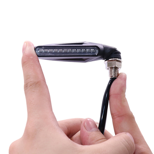 GLOBOSTAR® TURNLIGHT 81754 Φλας Μοτοσυκλέτας LED 2.5W/5W 150lm/300lm 120° DC 12V Αδιάβροχο IP65 Πορτοκαλί - Μ14 x Π2.3 x Υ1.9cm - Πακέτο 2 Τεμαχίων - 1 Χρόνο Εγγύηση