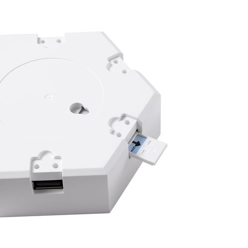 GloboStar® DIGIOCTA 90449 Σετ 12 Ψηφιακων LED RGB Φωτιστικών Κυψελών με Ψηφιακό Controller με WiFi Smart APP & Ασύρματο Χειριστήριο RF 2.4Ghz - LED SMD 5050 18W/Σετ 168PIXEL/Σετ 1440lm/Σετ 120° DC 5V με USB 2.0 IP20 Πολύχρωμο RGB - Dimmable - Μ10.5 x Π10.5 x Υ3cm Ανά Κυψέλη - 2 Χρόνια Εγγύηση