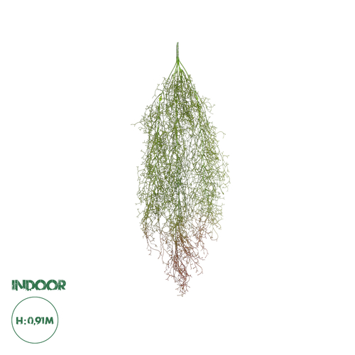 GloboStar® Artificial Garden HANGING AIR GRASS 20817 Τεχνητό Διακοσμητικό Κρεμαστό Φυτό Air Grass Μ22 x Π10 x Υ91cm