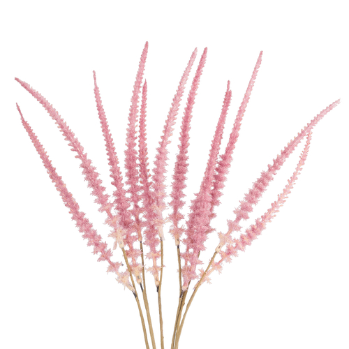 GloboStar® Artificial Garden PALE PINK SAGE BOUQUET 21090 Τεχνητό Διακοσμητικό Μπουκέτο Στάχι Απαλό Ροζ Y50cm