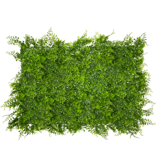 GLOBOSTAR® LEYLAND 78418 Τεχνητό Πάνελ Φυλλωσιάς Κάθετος Κήπος Λέιλαντ/Νάνος Κισσός - Πράσινο - Μ60 x Π9 x Υ40cm