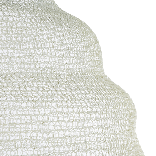 GLOBOSTAR® KENTUCKY 01901 Vintage Κρεμαστό Φωτιστικό Οροφής με Ντουί 1 x E27 AC 220-240V IP20 - Λευκό - Μ80 x Π80 x Y110cm