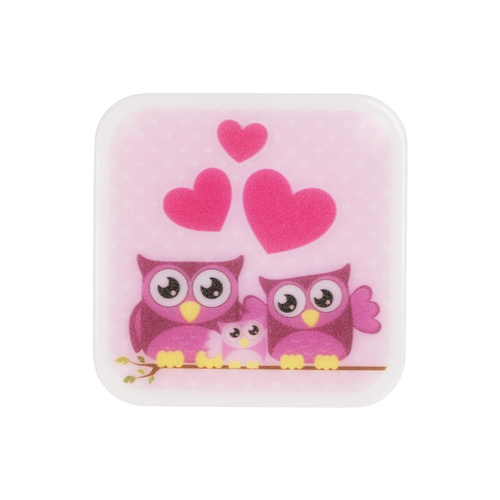 GloboStar® KIDDO 202-0002 Παιδικό Φωτιστικό Νυκτός LED 1W 95lm 120° AC220-240V IP20 Ψυχρό Λευκό 6000K- Μ5.5 x Π5.5 x Υ8cm - 2 Χρόνια Εγγύηση