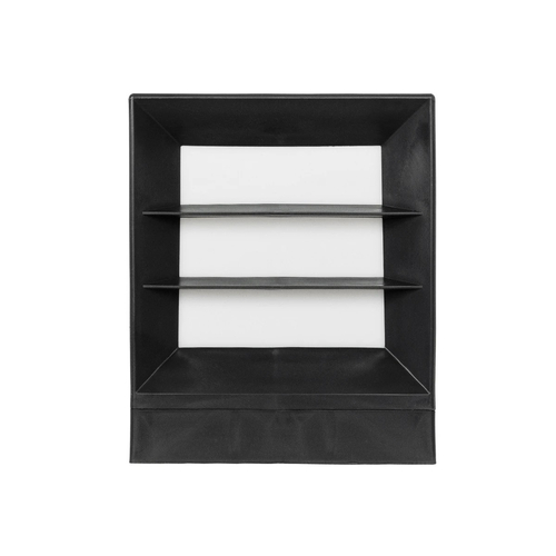 GloboStar® ENGLAND 202-0018 Μοντέρνο Επιδαπέδιο Φωτιστικό Μονόφωτο 1 x E27 IP44 Μαύρο Πλαστικό - Μ22 x Π22 x Υ27cm