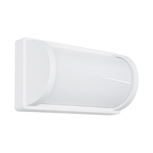 GLOBOSTAR® CELESTIAL 60694 Μοντέρνο Φωτιστικό Τοίχου - Απλίκα LED 15W 1575lm 120° AC 220-240V Αδιάβροχο IP65 Φυσικό Λευκό 4500K - Bridgelux SMD Chip - Λευκό Ματ - Μ26 x Π9 x Υ13.5cm - 3 Χρόνια Εγγύηση