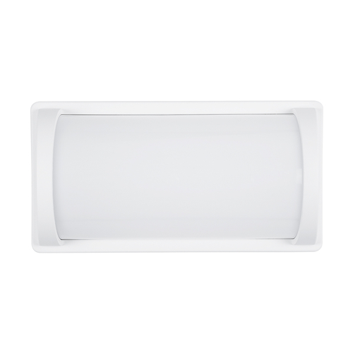 GLOBOSTAR® CELESTIAL 60694 Μοντέρνο Φωτιστικό Τοίχου - Απλίκα LED 15W 1575lm 120° AC 220-240V Αδιάβροχο IP65 Φυσικό Λευκό 4500K - Bridgelux SMD Chip - Λευκό Ματ - Μ26 x Π9 x Υ13.5cm - 3 Χρόνια Εγγύηση