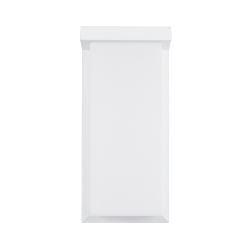 GLOBOSTAR® LOFT 60760 Μοντέρνο Φωτιστικό Τοίχου - Απλίκα LED 18W 1890lm 120° AC 220-240V Αδιάβροχο IP65 Φυσικό Λευκό 4500K - Bridgelux SMD Chip - Λευκό Ματ - Μ24.5 x Π11 x Υ9.5cm - 3 Χρόνια Εγγύηση