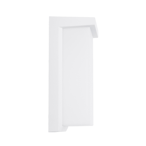 GLOBOSTAR® LOFT 60760 Μοντέρνο Φωτιστικό Τοίχου - Απλίκα LED 18W 1890lm 120° AC 220-240V Αδιάβροχο IP65 Φυσικό Λευκό 4500K - Bridgelux SMD Chip - Λευκό Ματ - Μ24.5 x Π11 x Υ9.5cm - 3 Χρόνια Εγγύηση