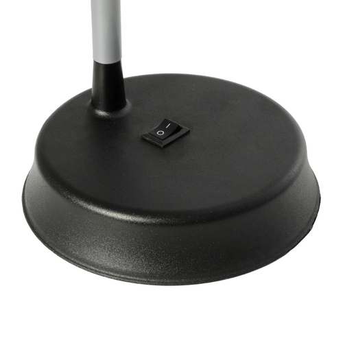 GloboStar® MICHEL 202-0061 Επιτραπέζιο Φωτιστικό Πορτατίφ LED 6W 540lm 120° AC220-240V IP20 Ψυχρό Λευκό 6000K Μαύρο Πλαστικό - Μ20 x Π14.5 x Υ33cm - 2 Χρόνια Εγγύηση