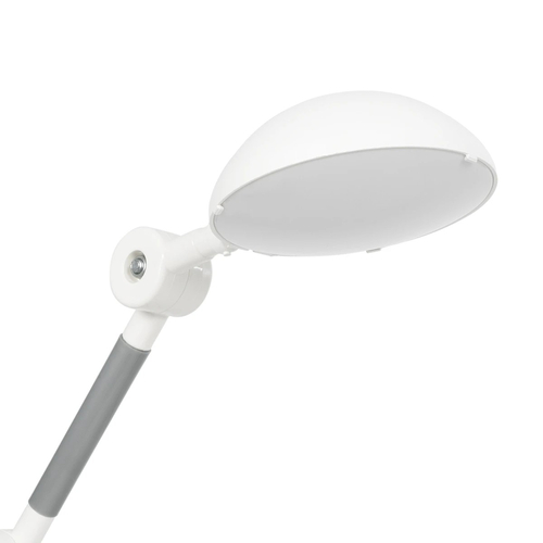 GloboStar® MICHEL 202-0062 Επιτραπέζιο Φωτιστικό Πορτατίφ LED 6W 540lm 120° AC220-240V IP20 Ψυχρό Λευκό 6000K Λευκό Πλαστικό - Μ20 x Π14.5 x Υ33cm - 2 Χρόνια Εγγύηση