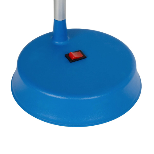 GloboStar® MICHEL 202-0063 Επιτραπέζιο Φωτιστικό Πορτατίφ LED 6W 540lm 120° AC220-240V IP20 Ψυχρό Λευκό 6000K Μπλε Πλαστικό - Μ20 x Π14.5 xΥ33cm - 2 Χρόνια Εγγύηση