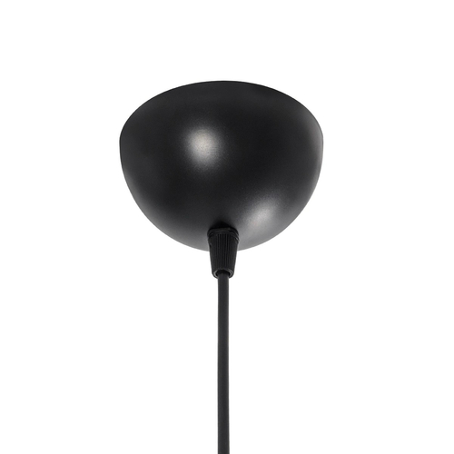 GLOBOSTAR® WIRE 203-0004 Μοντέρνο Κρεμαστό Φωτιστικό Οροφής με Ντουί 1 x E27 AC 220-240V IP20 - Μαύρο & Χάλκινο - Μ25 x Π25 x Υ30cm