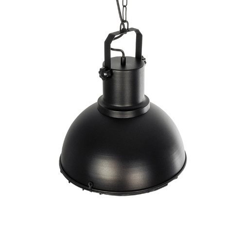 GLOBOSTAR® SIERRA 203-0011 Vintage Κρεμαστό Φωτιστικό Οροφής με Ντουί 1 x E27 AC 220-240V IP20 - Μαύρο & Χρυσό - Μ30 x Π30 x Υ40cm