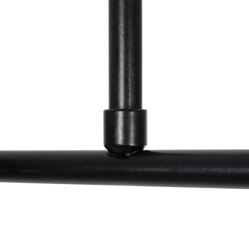 GLOBOSTAR® LATTICE 203-0017 Μοντέρνο Φωτιστικό Οροφής με Ντουί 6 x E27 AC 220-240V IP20 - Μαύρο & Μπρούτζινο - Μ120 x Π32 x Υ32cm