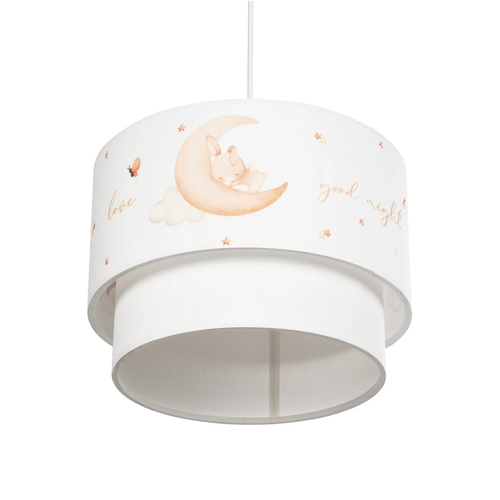 GLOBOSTAR® MOON 204-0011 Παιδικό Κρεμαστό Φωτιστικό Οροφής με Ντουί 1 x E27 AC 220-240V IP20 - Πολύχρωμο - Μ30 x Π30 x Υ24cm