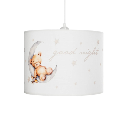 GLOBOSTAR® MOON 204-0013 Παιδικό Κρεμαστό Φωτιστικό Οροφής με Ντουί 1 x E27 AC 220-240V IP20 - Πολύχρωμο - Μ28 x Π28 x Υ24cm