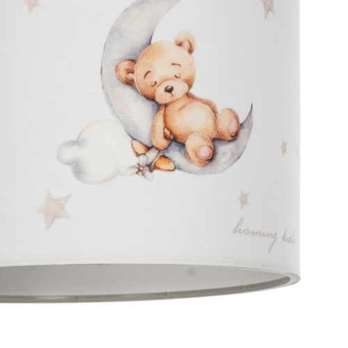 GLOBOSTAR® MOON 204-0013 Παιδικό Κρεμαστό Φωτιστικό Οροφής με Ντουί 1 x E27 AC 220-240V IP20 - Πολύχρωμο - Μ28 x Π28 x Υ24cm