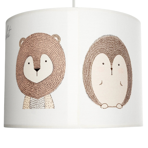 GLOBOSTAR® BEAR 204-0018 Παιδικό Κρεμαστό Φωτιστικό Οροφής με Ντουί 1 x E27 AC 220-240V IP20 - Πολύχρωμο - Μ28 x Π28 x Υ24cm