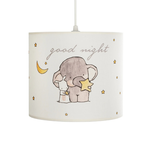 GLOBOSTAR® ELEPHANT 204-0020 Παιδικό Κρεμαστό Φωτιστικό Οροφής με Ντουί 1 x E27 AC 220-240V IP20 - Πολύχρωμο - Μ24 x Π24 x Υ23cm