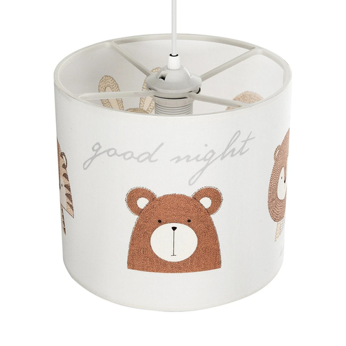 GLOBOSTAR® BEAR 204-0021 Παιδικό Κρεμαστό Φωτιστικό Οροφής με Ντουί 1 x E27 AC 220-240V IP20 - Πολύχρωμο - Μ24 x Π24 x Υ23cm