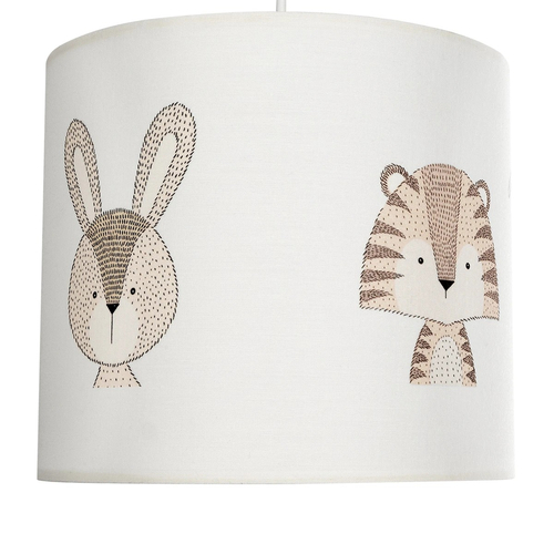 GLOBOSTAR® BEAR 204-0021 Παιδικό Κρεμαστό Φωτιστικό Οροφής με Ντουί 1 x E27 AC 220-240V IP20 - Πολύχρωμο - Μ24 x Π24 x Υ23cm