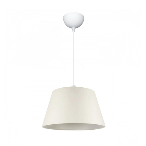 GLOBOSTAR® TRIANGLE 204-0089 Μοντέρνο Κρεμαστό Φωτιστικό Οροφής με Ντουί 1 x E27 AC 220-240V IP20 - Λευκό - Μ37 x Π37 x Υ25cm