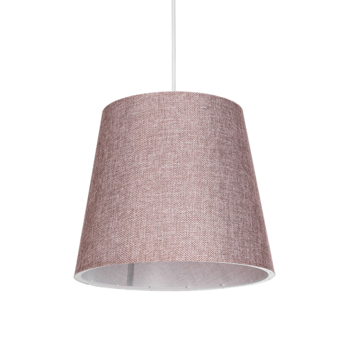 GLOBOSTAR® CONEY 203-0072 Μοντέρνο Κρεμαστό Φωτιστικό Οροφής με Ντουί 1 x E27 AC 220-240V IP20 - Ροζ - Μ26 x Π26 x Υ25cm