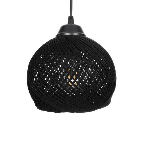 GLOBOSTAR® YASAM 203-0026 Vintage Κρεμαστό Φωτιστικό Οροφής με Ντουί 3 x E27 AC 220-240V IP20 - Μαύρο - Μ45 x Π18 x Υ30cm