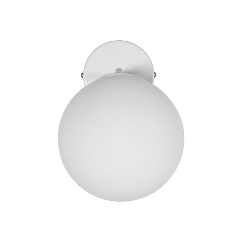 GLOBOSTAR® DALPH 203-0035 Vintage Φωτιστικό Τοίχου - Απλίκα με Ντουί 1 x E27 AC 220-240V IP20 - Λευκό - M15 x Π25 x Υ22cm