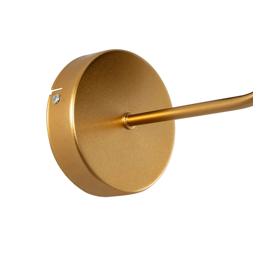 GLOBOSTAR® RALPH 203-0040 Vintage Φωτιστικό Τοίχου - Απλίκα με Ντουί 1 x E27 AC 220-240V IP20 - Χρυσό & Μαύρο - Μ22 x Π29 x Υ30cm