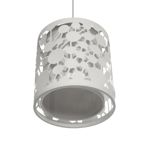 GLOBOSTAR® PETAL 203-0065 Μοντέρνο Κρεμαστό Φωτιστικό Οροφής με Ντουί 1 x E27 AC 220-240V IP20 - Λευκό - Μ23 x Π23 x Υ30cm