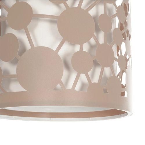 GLOBOSTAR® PETAL 203-0066 Μοντέρνο Κρεμαστό Φωτιστικό Οροφής με Ντουί 1 x E27 AC 220-240V IP20 - Ροζ - Μ23 x Π23 x Υ30cm