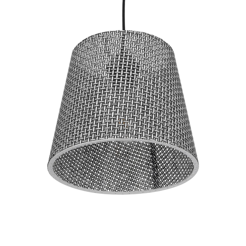 GLOBOSTAR® CONEY 203-0070 Μοντέρνο Κρεμαστό Φωτιστικό Οροφής με Ντουί 1 x E27 AC 220-240V IP20 - Γκρι - Μ26 x Π26 x Υ25cm