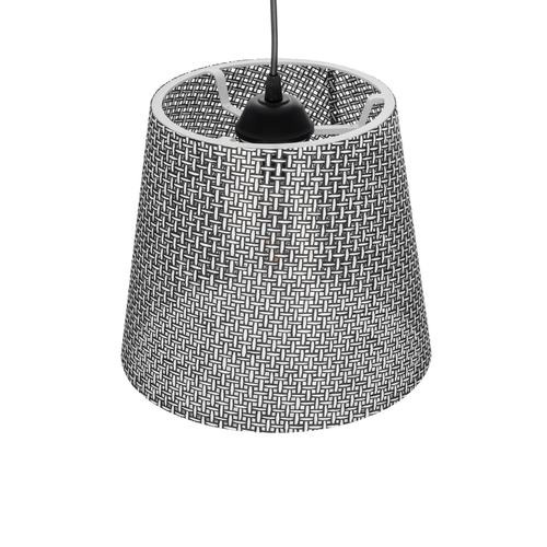 GLOBOSTAR® CONEY 203-0070 Μοντέρνο Κρεμαστό Φωτιστικό Οροφής με Ντουί 1 x E27 AC 220-240V IP20 - Γκρι - Μ26 x Π26 x Υ25cm