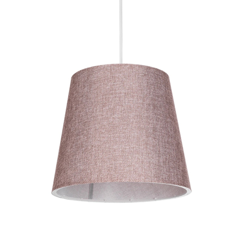 GLOBOSTAR® CONEY 203-0072 Μοντέρνο Κρεμαστό Φωτιστικό Οροφής με Ντουί 1 x E27 AC 220-240V IP20 - Ροζ - Μ26 x Π26 x Υ25cm