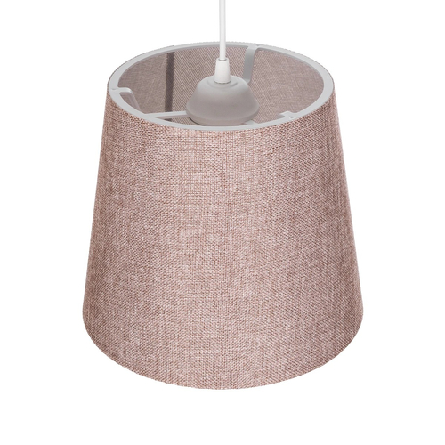 GLOBOSTAR® CONEY 203-0072 Μοντέρνο Κρεμαστό Φωτιστικό Οροφής με Ντουί 1 x E27 AC 220-240V IP20 - Ροζ - Μ26 x Π26 x Υ25cm