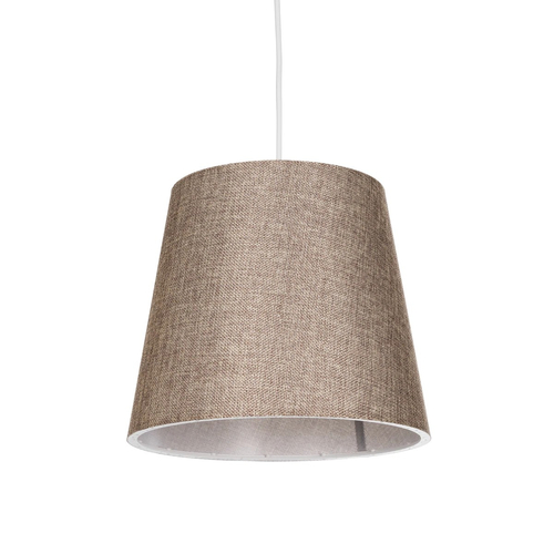 GLOBOSTAR® CONEY 203-0073 Μοντέρνο Κρεμαστό Φωτιστικό Οροφής με Ντουί 1 x E27 AC 220-240V IP20 - Καφέ - Μ26 x Π26 x Υ25cm