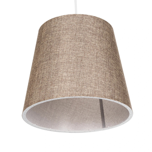 GLOBOSTAR® CONEY 203-0073 Μοντέρνο Κρεμαστό Φωτιστικό Οροφής με Ντουί 1 x E27 AC 220-240V IP20 - Καφέ - Μ26 x Π26 x Υ25cm