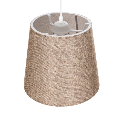 GLOBOSTAR® CONEY 203-0073 Μοντέρνο Κρεμαστό Φωτιστικό Οροφής με Ντουί 1 x E27 AC 220-240V IP20 - Καφέ - Μ26 x Π26 x Υ25cm