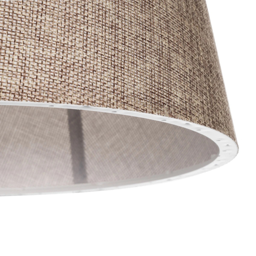 GLOBOSTAR® CONEY 203-0073 Μοντέρνο Κρεμαστό Φωτιστικό Οροφής με Ντουί 1 x E27 AC 220-240V IP20 - Καφέ - Μ26 x Π26 x Υ25cm