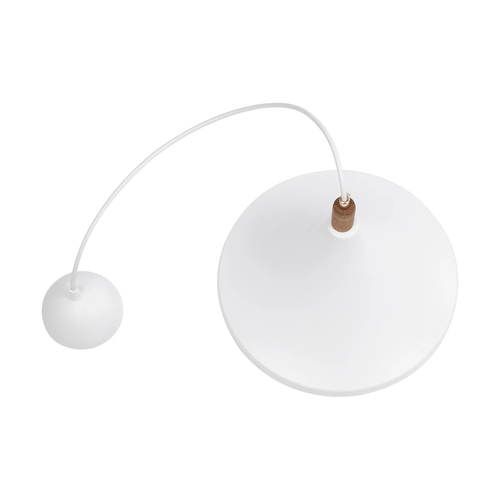 GLOBOSTAR® BELFRY 203-0076 Μοντέρνο Κρεμαστό Φωτιστικό Οροφής με Ντουί 1 x E27 AC 220-240V IP20 - Λεύκο & Χρυσό - Μ29.5 x Π29.5 x Υ22cm