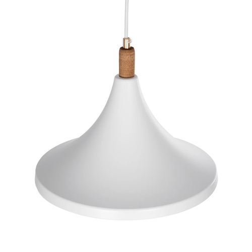 GLOBOSTAR® BELFRY 203-0076 Μοντέρνο Κρεμαστό Φωτιστικό Οροφής με Ντουί 1 x E27 AC 220-240V IP20 - Λεύκο & Χρυσό - Μ29.5 x Π29.5 x Υ22cm