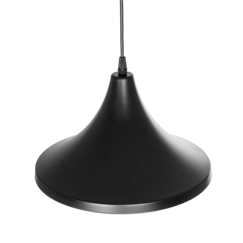 GLOBOSTAR® BELFRY 203-0078 Μοντέρνο Κρεμαστό Φωτιστικό Οροφής με Ντουί 1 x E27 AC 220-240V IP20 - Μαύρο - Μ29.5 x Π29.5 x Υ21cm