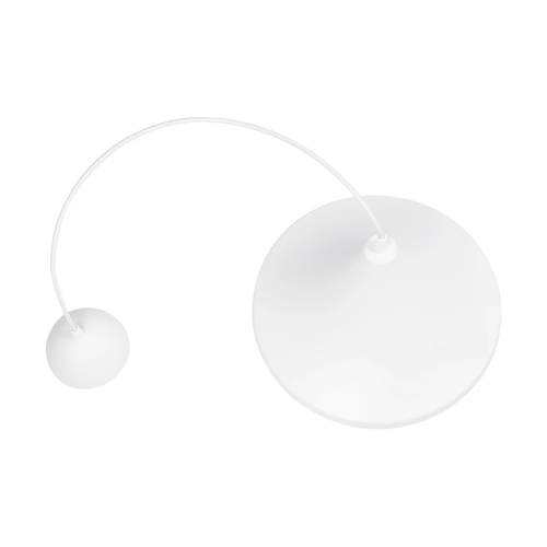 GLOBOSTAR® BELFRY 203-0079 Μοντέρνο Κρεμαστό Φωτιστικό Οροφής με Ντουί 1 x E27 AC 220-240V IP20 - Λεύκο - Μ29.5 x Π29.5 x Υ21cm