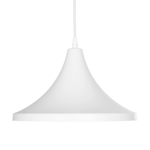 GLOBOSTAR® BELFRY 203-0079 Μοντέρνο Κρεμαστό Φωτιστικό Οροφής με Ντουί 1 x E27 AC 220-240V IP20 - Λεύκο - Μ29.5 x Π29.5 x Υ21cm